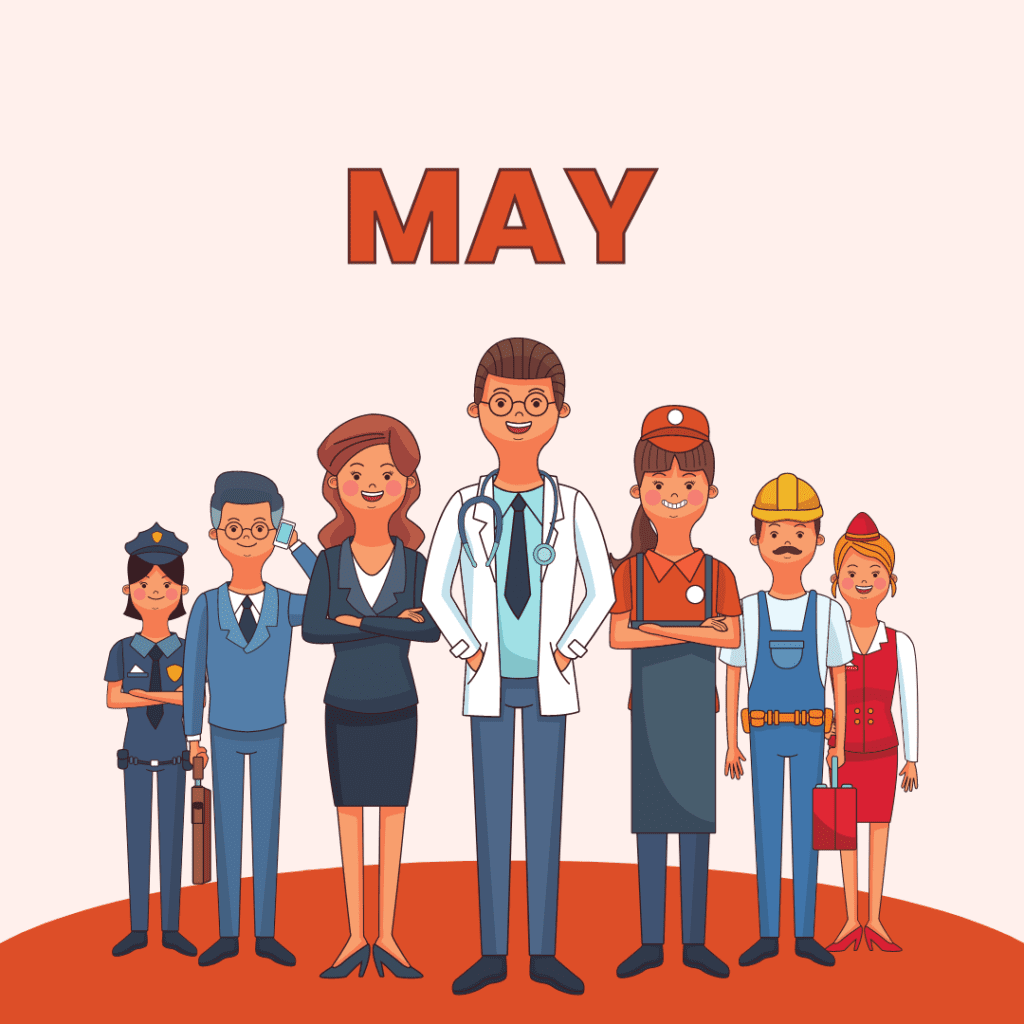 people born in May and their profession