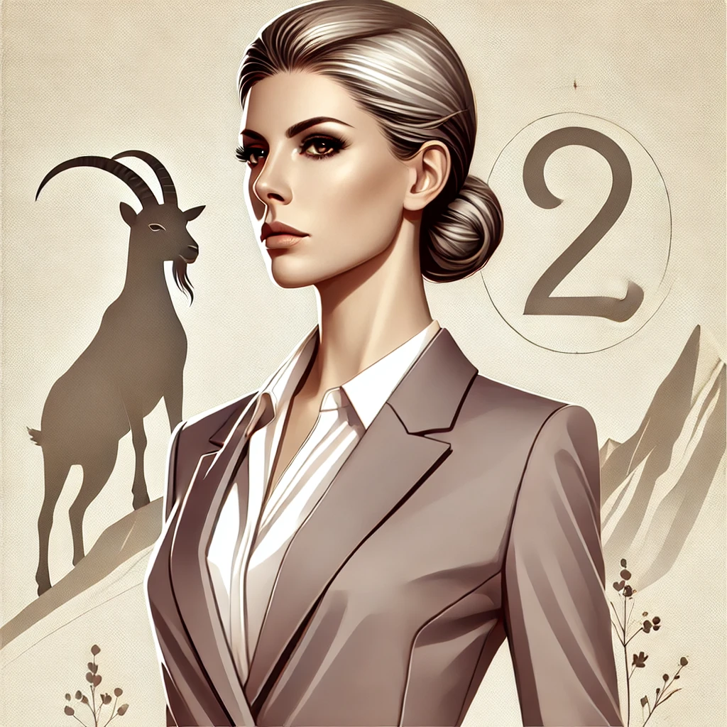 how to attract a Capricorn woman professional and elegant image.